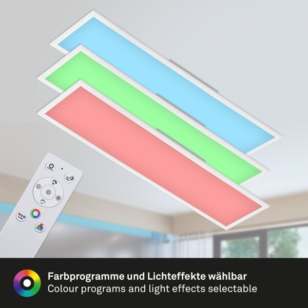 Brilo - LED RGBW Stmívatelné stropní svítidlo SLIM LED/40W/230V + DO