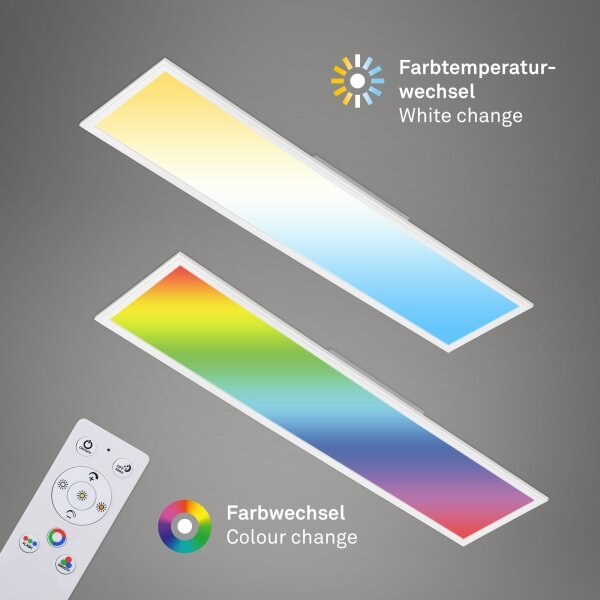 Brilo - LED RGBW Stmívatelné stropní svítidlo SLIM LED/40W/230V + DO