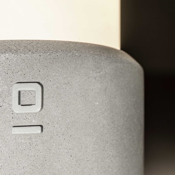 Faro Block E27 sloupkové venkovní svítidlo IP65 Šedá světlá350mm