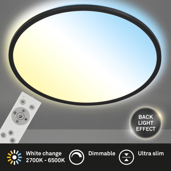 Brilo - LED Stmívatelné stropní svítidlo SLIM LED/31W/230V 2700-6500K + DO