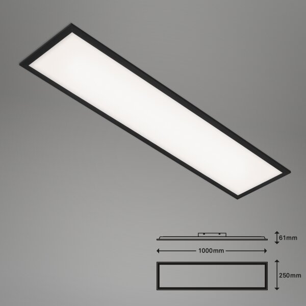 Brilo - LED Stmívatelné stropní svítidlo PIATTO LED/24W/230V 100x25 cm + DO