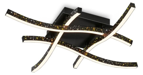 Brilo - LED Přisazený lustr REY 4xLED/6W/230V černá