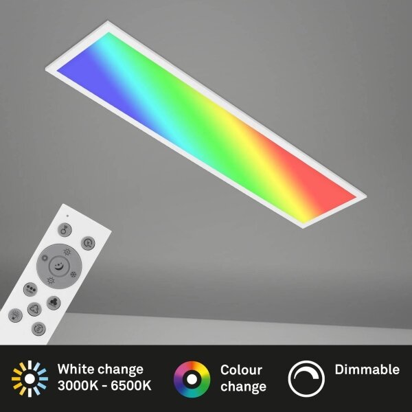 Brilo - LED RGBW Stmívatelné stropní svítidlo SLIM LED/24W/230V 100x25 cm + DO