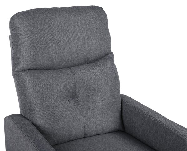 TV křeslo MODO PLUS s elektrickým polohováním — látka, šedá, nosnost 130 kg