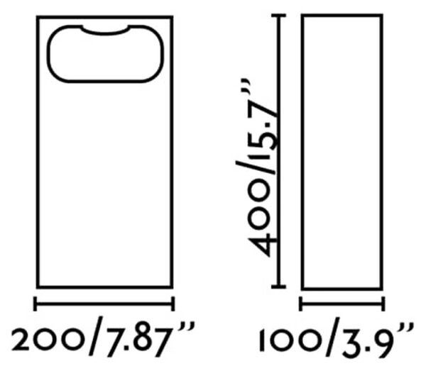 Faro Glint LED sloupkové venkovní svítidlo IP55 700mm2700K