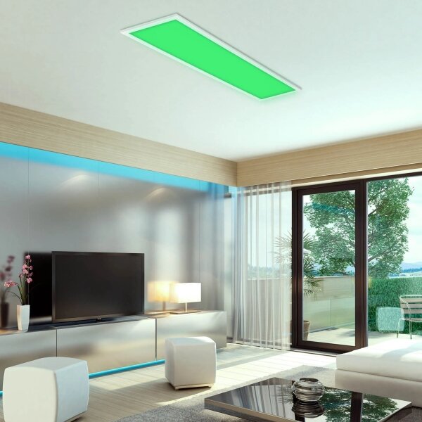 Brilo - LED RGBW Stmívatelné stropní svítidlo SLIM LED/24W/230V 100x25 cm + DO
