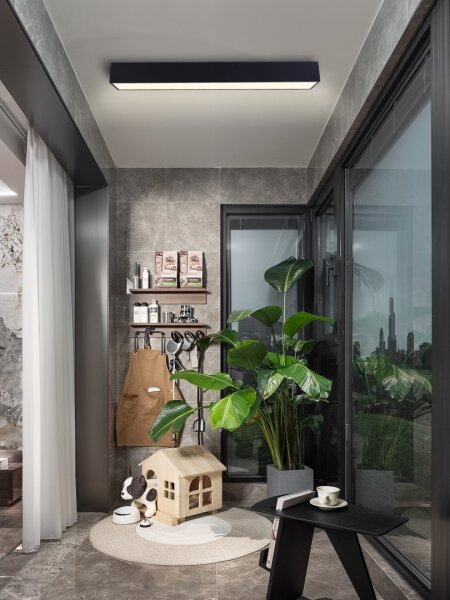 Immax NEO 07074-90-LED Stmívatelné stropní svítidlo CANTO 50W/230V černá Tuya+DO