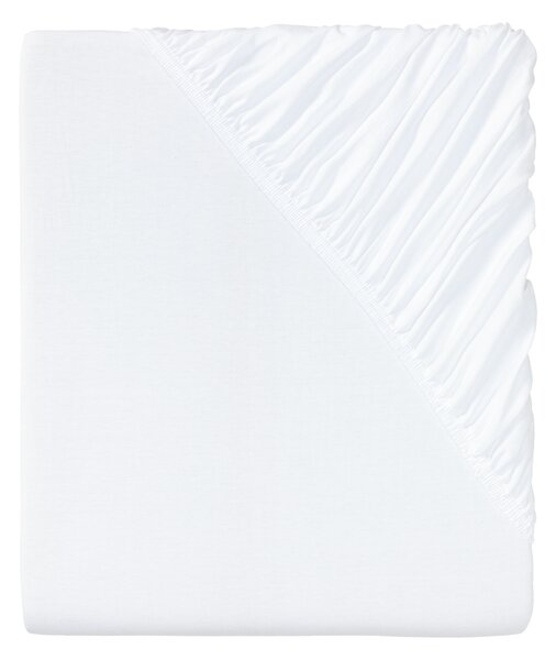 Livarno home Žerzejové napínací prostěradlo, 90-100 x 200 cm (bílá) (100383596001)