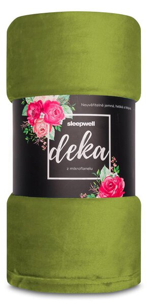 Sleep-well Deka mikroflanel Sleep-well ® - 150x200cm - KIWI