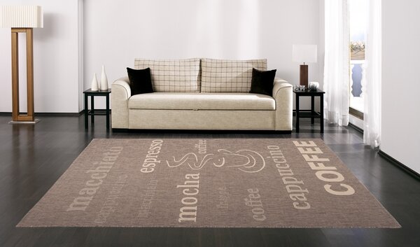 Makro Abra Koberec Sisal Floorlux 20220 Popisy Coffee / Natural Rozměr: 200x290 cm