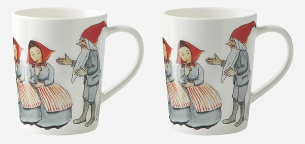 Porcelánové hrnečky Elf Family - set 2 ks Design House Stockholm