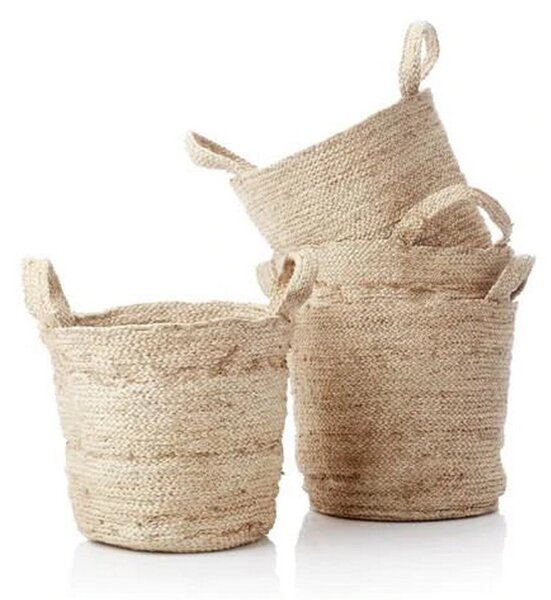 Přírodní jutový koš Basket with Handles 48 cm Novoform