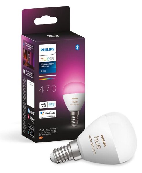 LED RGBW Stmívatelná žárovka Philips Hue WACA P45 E14/5,1W/230V 2000-6500K