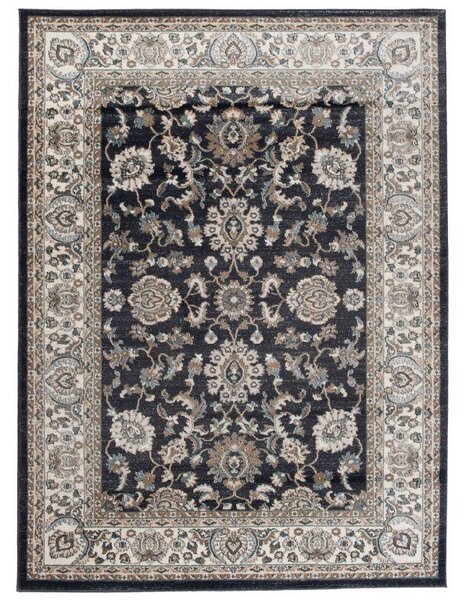 Makro Abra Kusový koberec klasický DUBAI L748B antracitový Rozměr: 60x100 cm