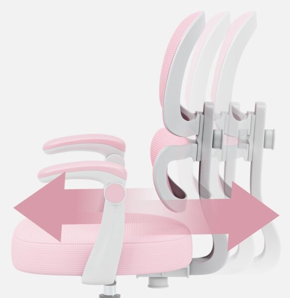 Dětská otočná židle Mark Adler Junior 4.4 Pink