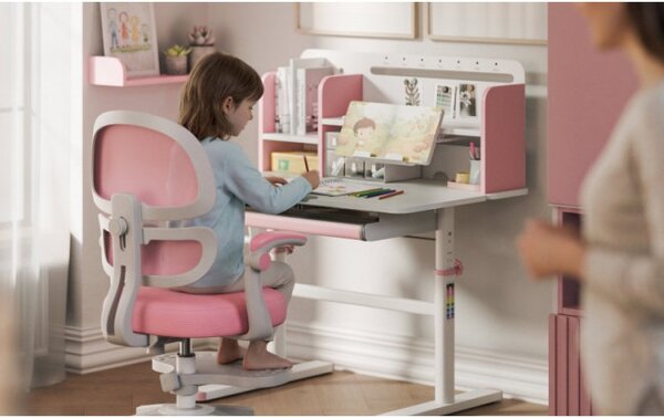 Dětský rostoucí psací stůl Mark Adler Study 5.0 Pink