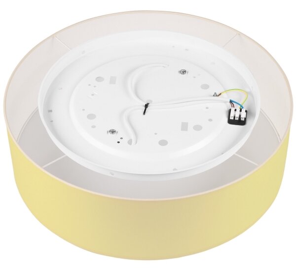 Stropní svítidlo SIRJA PASTEL 2xE27/15W/230V pr. 45 cm žlutá