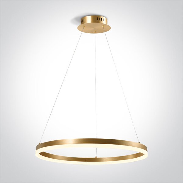 ONE-light Závěsný lustr Luigi mosaz 40W 4350lm 230V IP20 3000K