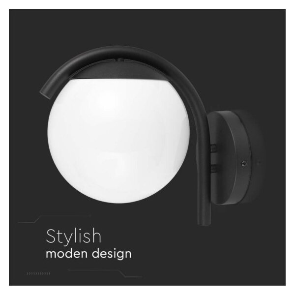 Venkovní nástěnná lampa 1xE27/60W/230V IP44 černá
