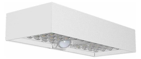 LED Solární nástěnné svítidlo se senzorem LED/6W/3,7V IP65 4000K 3000 mAh bílá