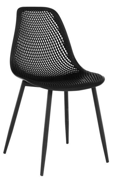 TEMPO Jídelní židle, černá, TEGRA TYP 2