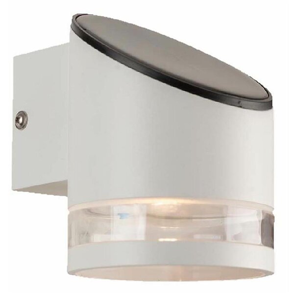 LED Solární nástěnné svítidlo se senzorem LED/1W/3,7V IP54 3000K 1200 mAh bílá