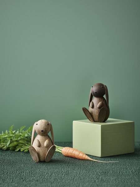Dřevěný králíček Bunny Smoked Oak Lucie Kaas