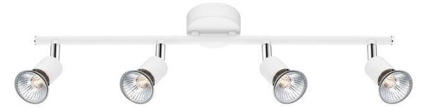 NV 661004 Bodové svítidlo BASE matný bílý kov GU10 4x5W IP20 bez žárovky - NOVA LUCE