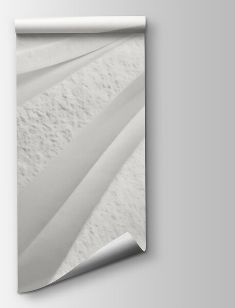 Fototapeta Bílá stěna s vlnovkami, Abstraktní fototapety, Populární fototapety, t00927 - Tapeko.co.cz