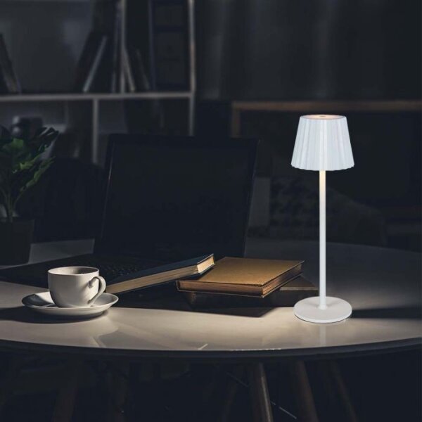 LED Stmívatelná dobíjecí stolní lampa LED/4W/5V 3000-6000K 1800 mAh bílá