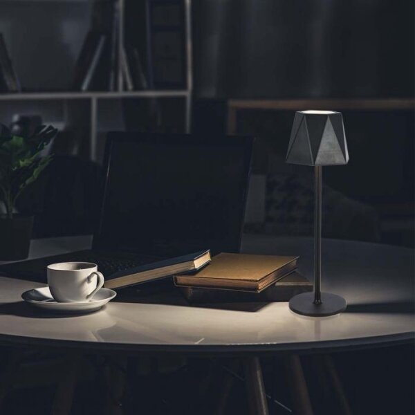 LED Stmívatelná dobíjecí stolní lampa LED/4W/5V 3000-6000K 1800 mAh černá