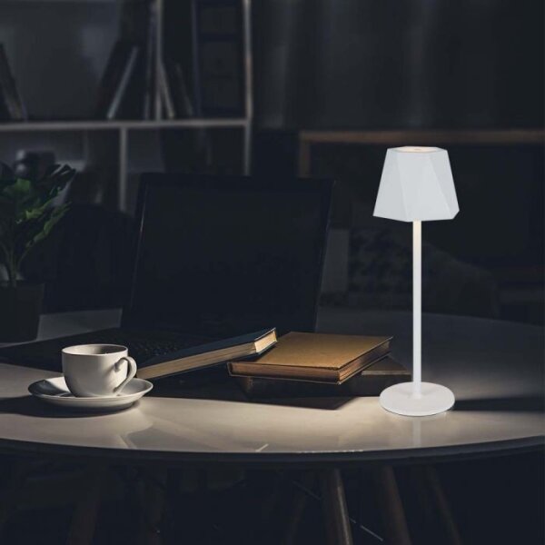 LED Stmívatelná dobíjecí stolní lampa LED/4W/5V 3000-6000K 1800 mAh bílá