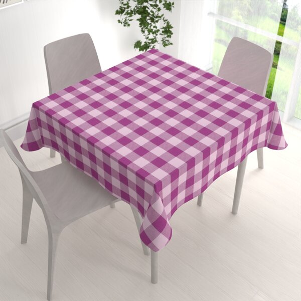 Biante Bavlněný čtvercový ubrus Olivia OL-021 Fialová kostka velká 40x40 cm