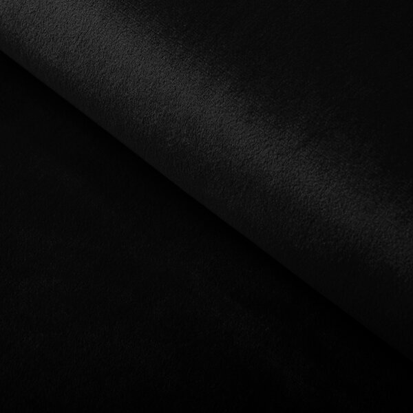 Biante Velký sametový obdélníkový ubrus Velvet Premium SVP-041 Černý 160x220 cm