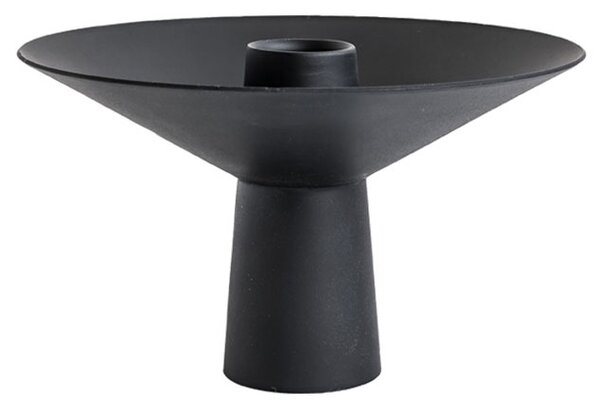 Kovový svícen Uma Candlestick Black COOEE Design