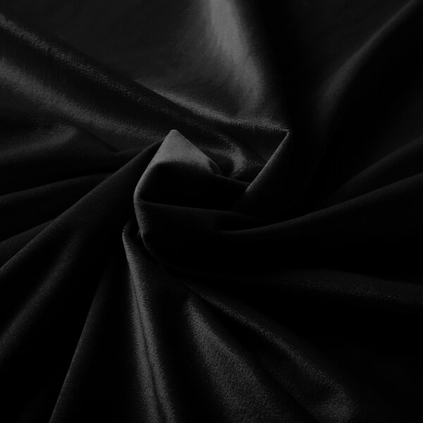 Biante Velký sametový obdélníkový ubrus Velvet Premium SVP-041 Černý 160x220 cm