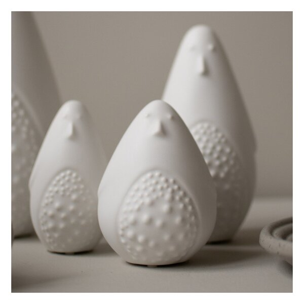 Keramická dekorace Chunky Penguin White DBKD