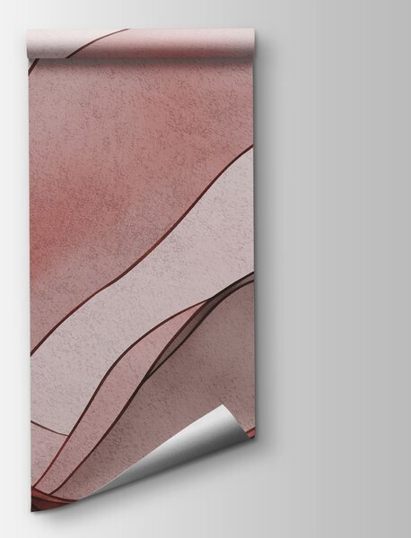 Fototapeta Červené a černé vlnovky, Abstraktní fototapety, Populární fototapety, t00928v4 - Tapeko.co.cz