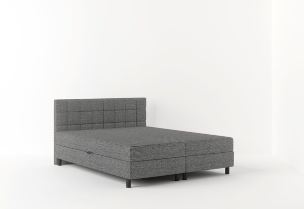 Hotelová postel 140x200 BRUMA 1 - světle šedá