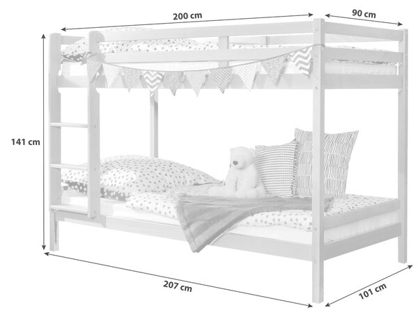 PALANDA 90/200 cm MID.YOU - Palandy, Online Only