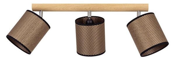 Spot-Light 2037400911553 - Bodové svítidlo BENITA 3xE27/25W/230V dub