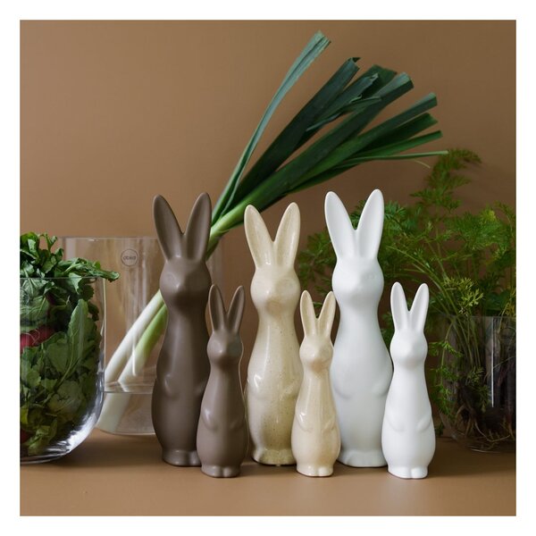 Velikonoční dekorace Swedish Rabbit White 17 cm DBKD