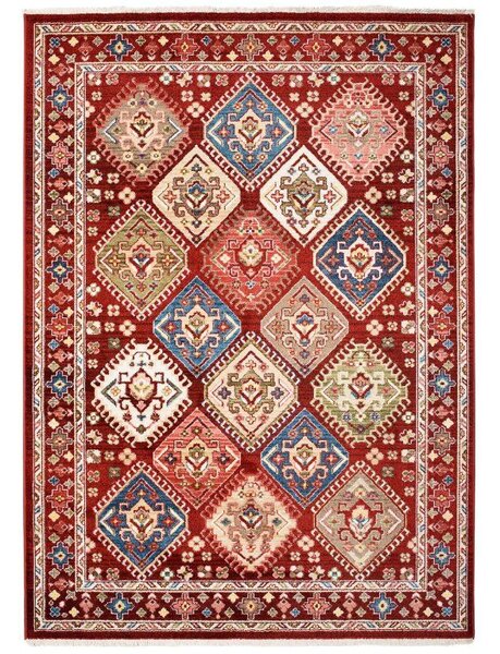 Makro Abra Kusový koberec RIVOLI EF59A Klasický červený Rozměr: 160x225 cm