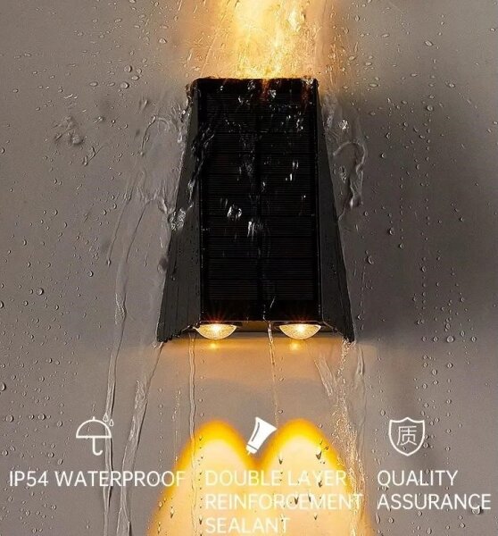 Immax 08490L - LED Solární nástěnné svítidlo se senzorem LED/2W/5V IP54
