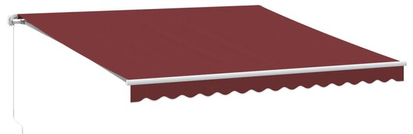 Ručně zatahovací markýza burgundská 400 x 350 cm 3214982