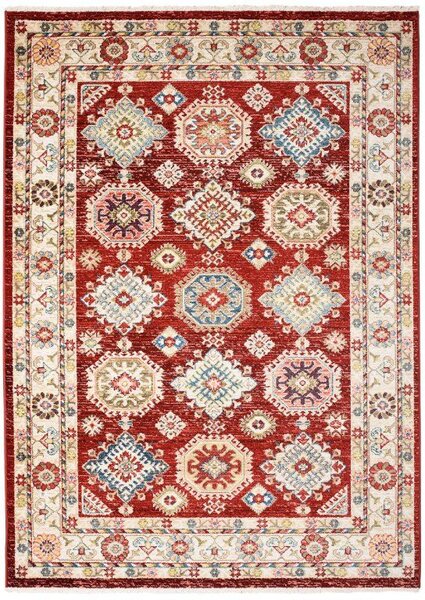Makro Abra Kusový koberec RIVOLI EF60B Klasický červený Rozměr: 120x170 cm