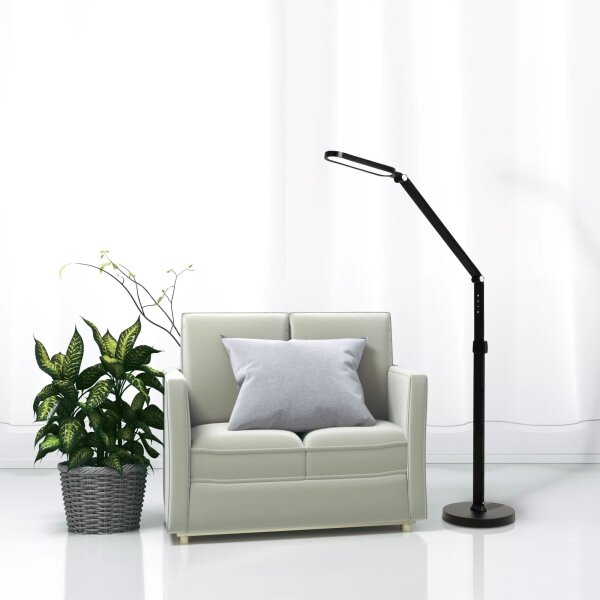 LED Stmívatelná dotyková stojací lampa FERRARA LED/13W/230V 3000/4000/6000K