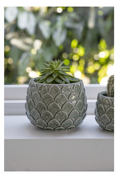 Obal na květináč Artichoke Aqua 20 cm Garden Trading