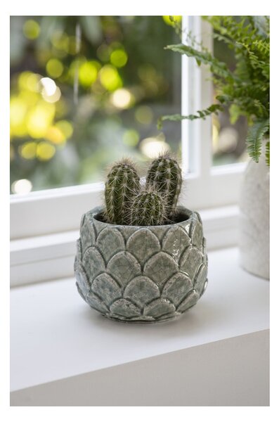 Obal na květináč Artichoke Aqua 15 cm Garden Trading