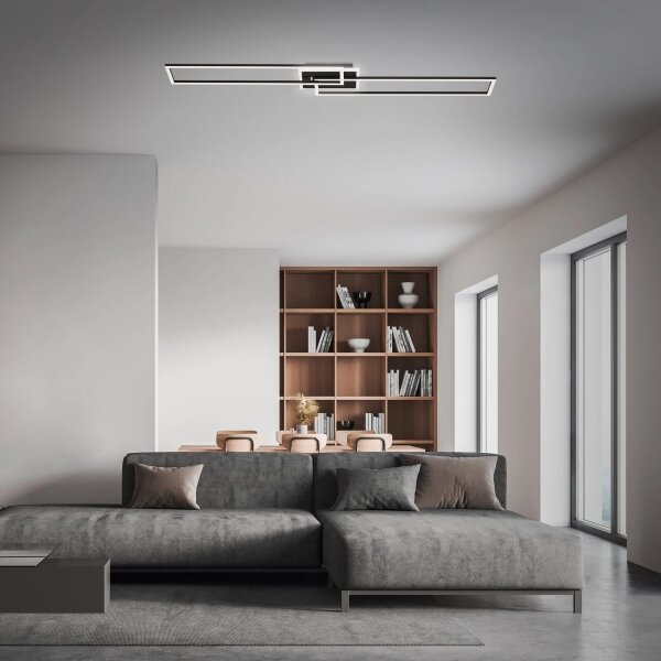 Brilo - LED Stmívatelný přisazený lustr FRAME 2xLED/20W/230V 2700-6500K + DO